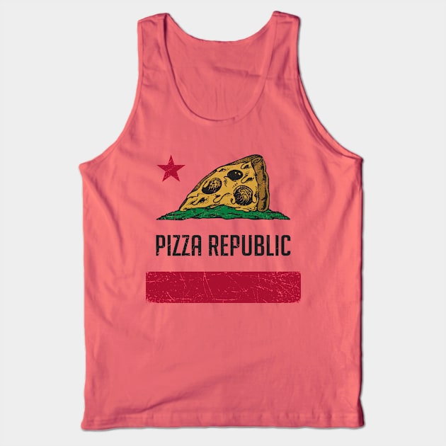 Pizza Republic Tank Top by cesarcartum